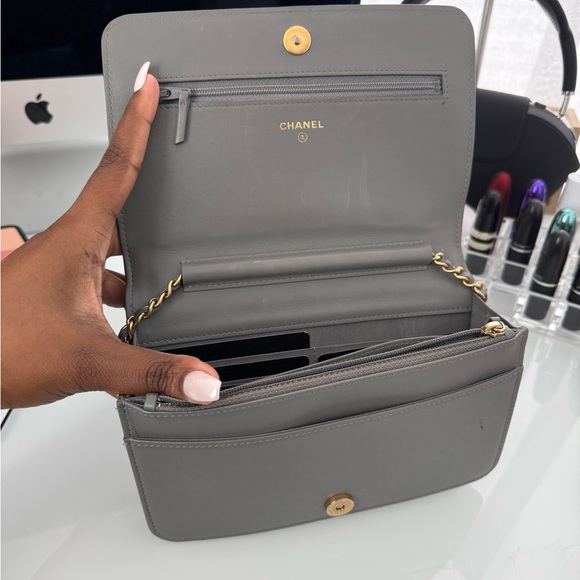 Chanel Boy Quilted Wallet on Chain - Picture 7 of 7